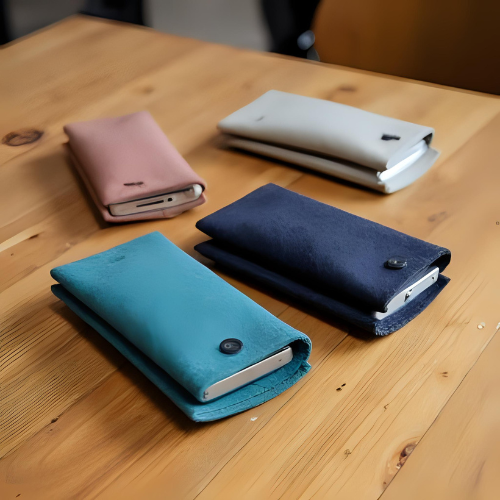 Fundas para celulares hechas con fieltro