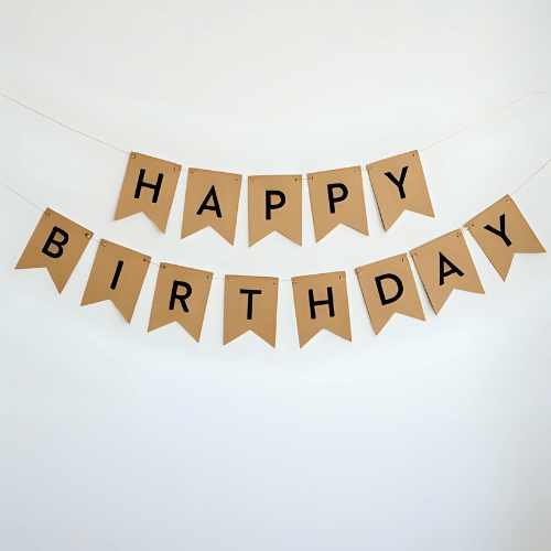 Guirnaldas de letras "Happy Birthday"