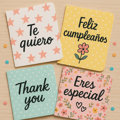 Tarjetas personalizadas para regalar